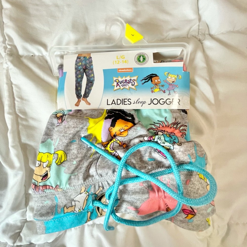 Briefly Stated Rugrats Women Joggers NWT